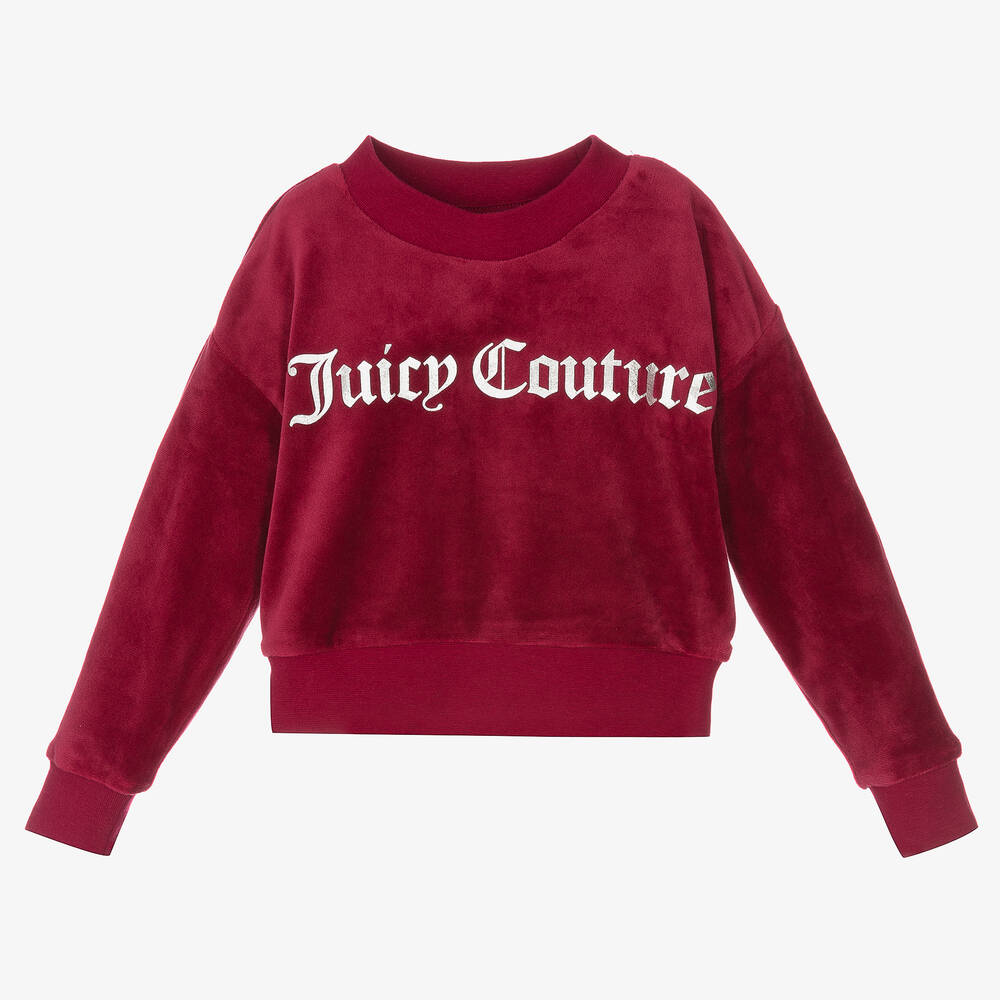 Juicy velour sweatshirt outlet
