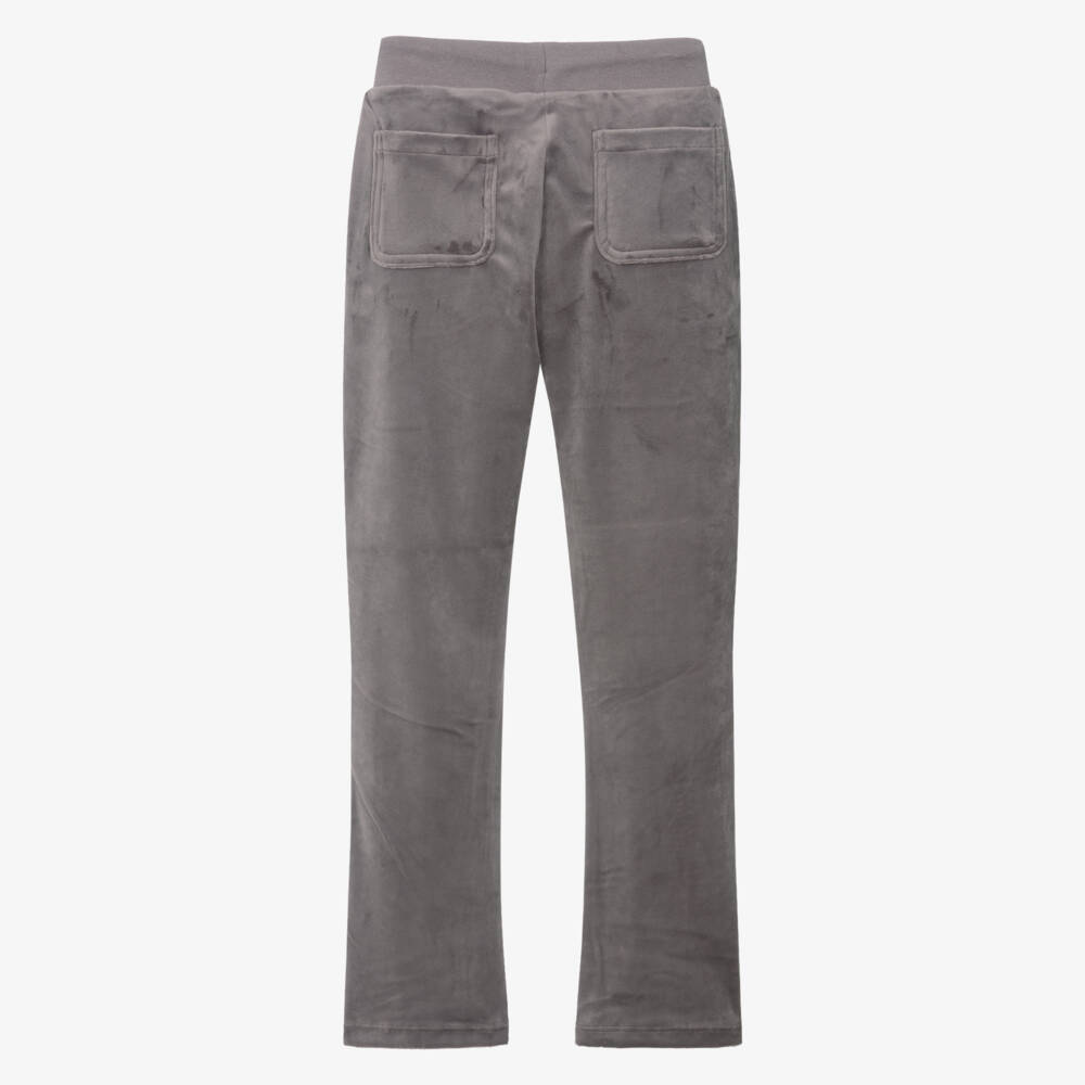 Juicy Couture-Girls Soft Grey Flare Trousers | Childrensalon Outlet