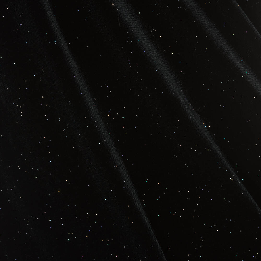 Juicy Couture-فستان مخملي أسود براق للبنات | Childrensalon Outlet