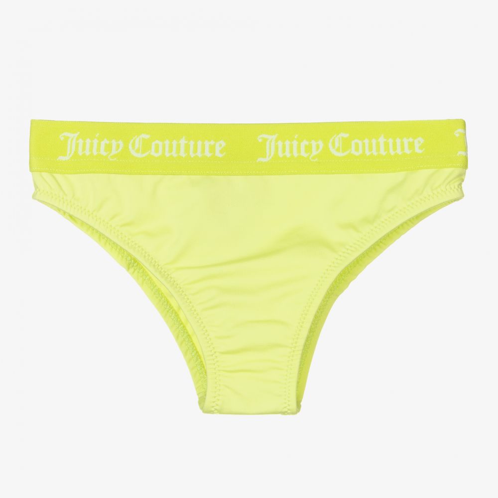 Juicy Couture - Green Logo Bikini Bottoms | Childrensalon