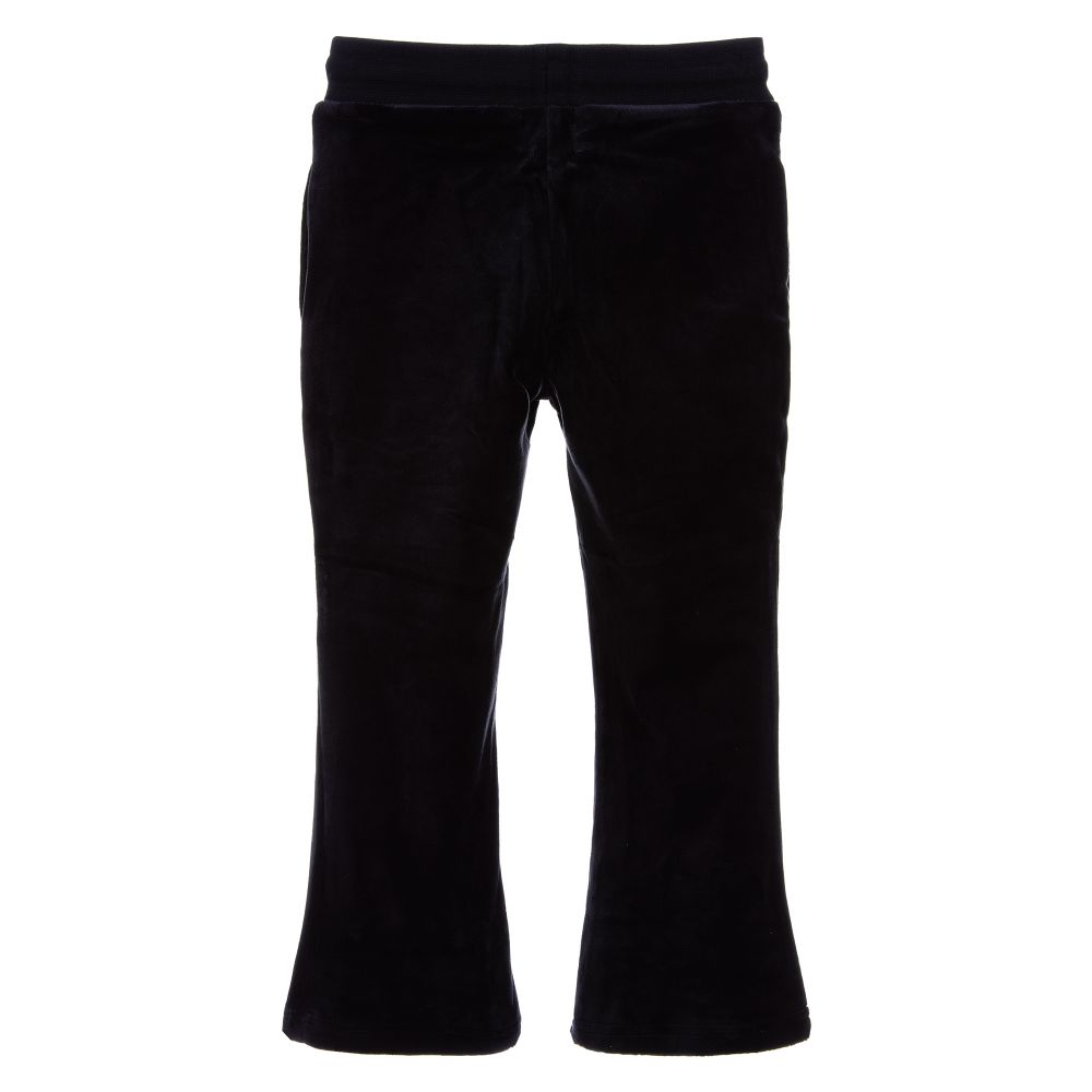 Juicy Couture Navy Blue Velour Joggers Childrensalon Outlet