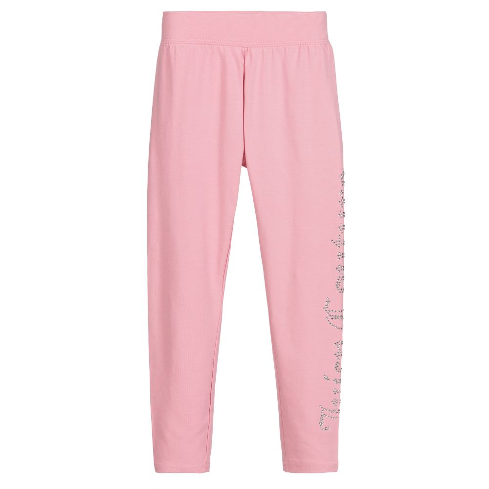 Pink cotton leggings 2025