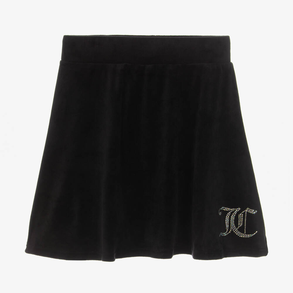 Juicy Couture - Jupe noire à strass ado | Childrensalon
