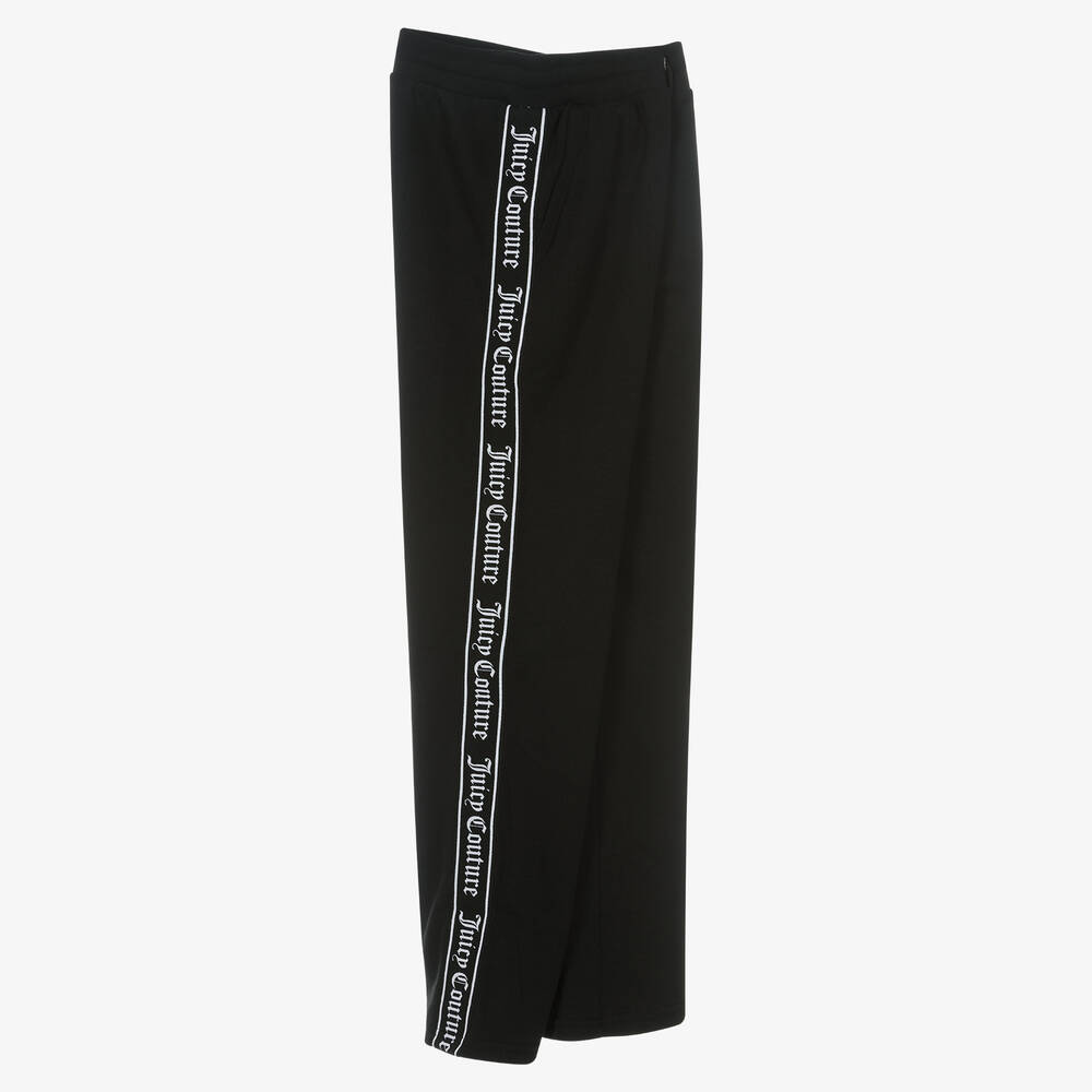 Juicy Couture - Teen Girls Black Logo Joggers