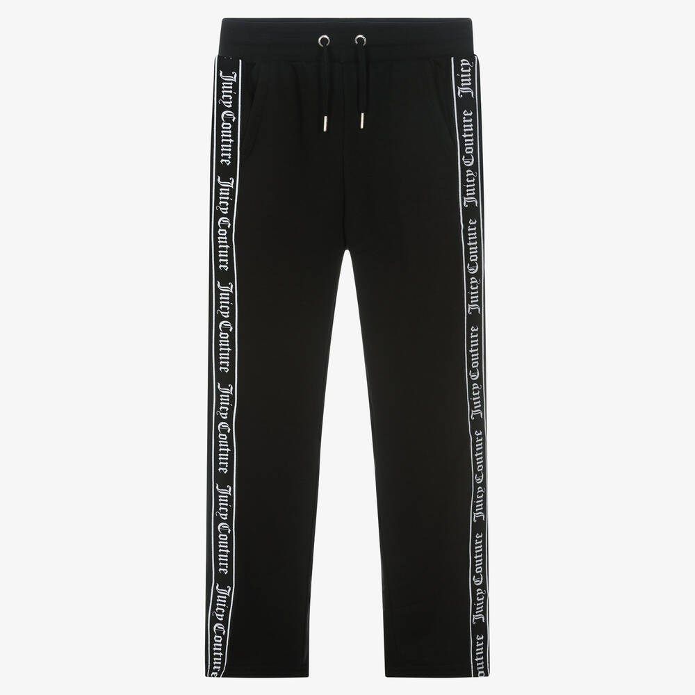 Juicy Couture-Teen Girls Black Logo Joggers | Childrensalon Outlet