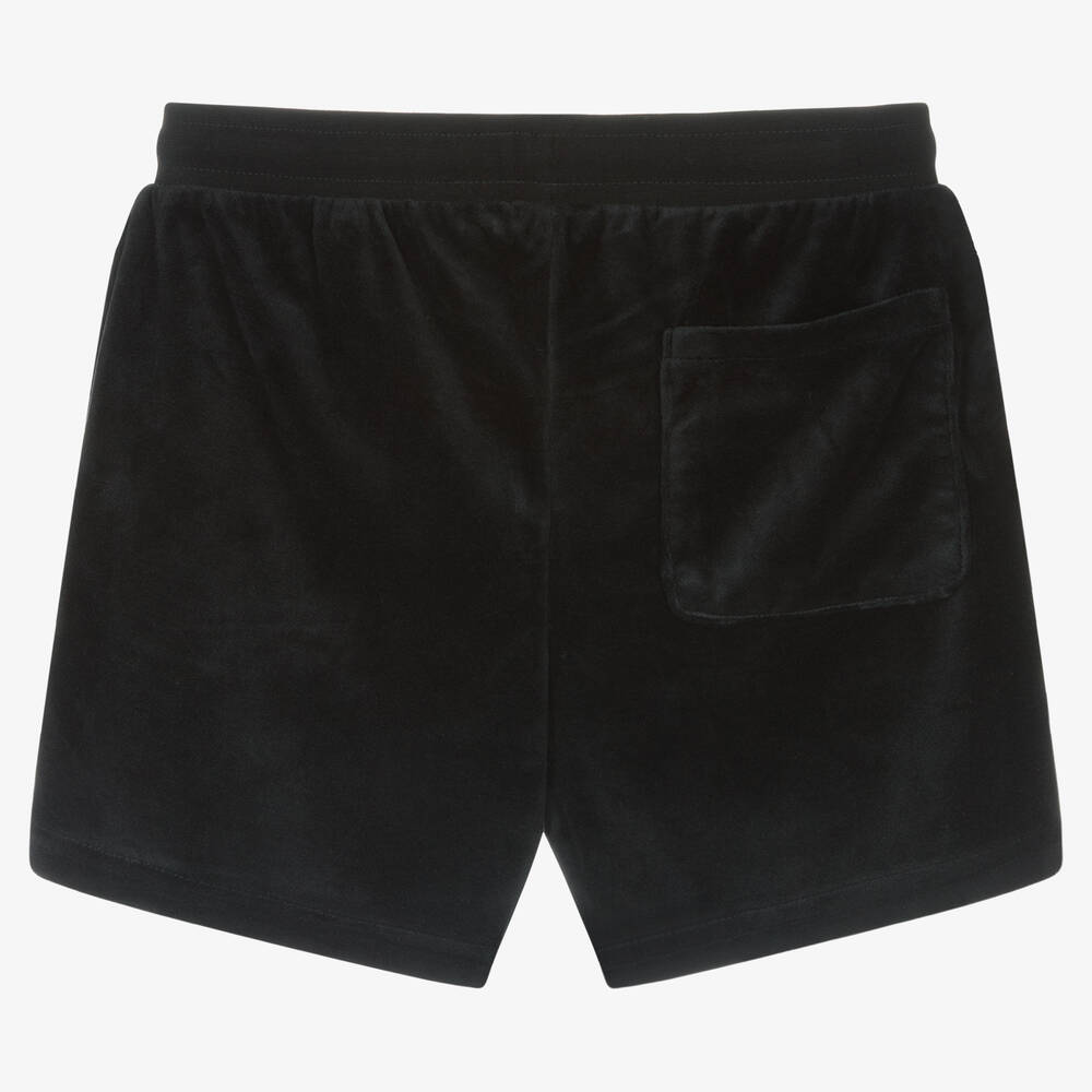 Juicy Couture Teen Girls Black Velour Shorts