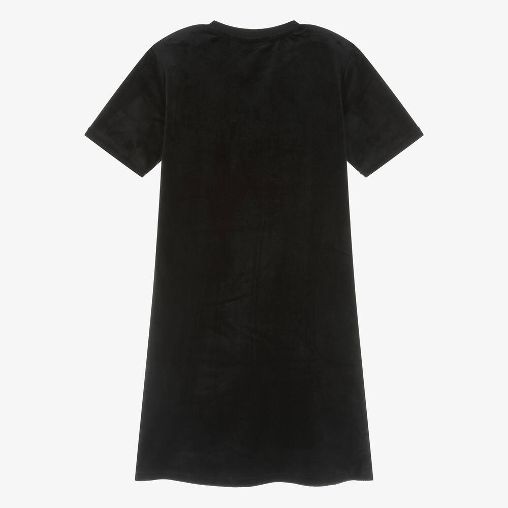 Juicy Couture Teen Girls Black Velour Sparkle Dress Childrensalon Outlet