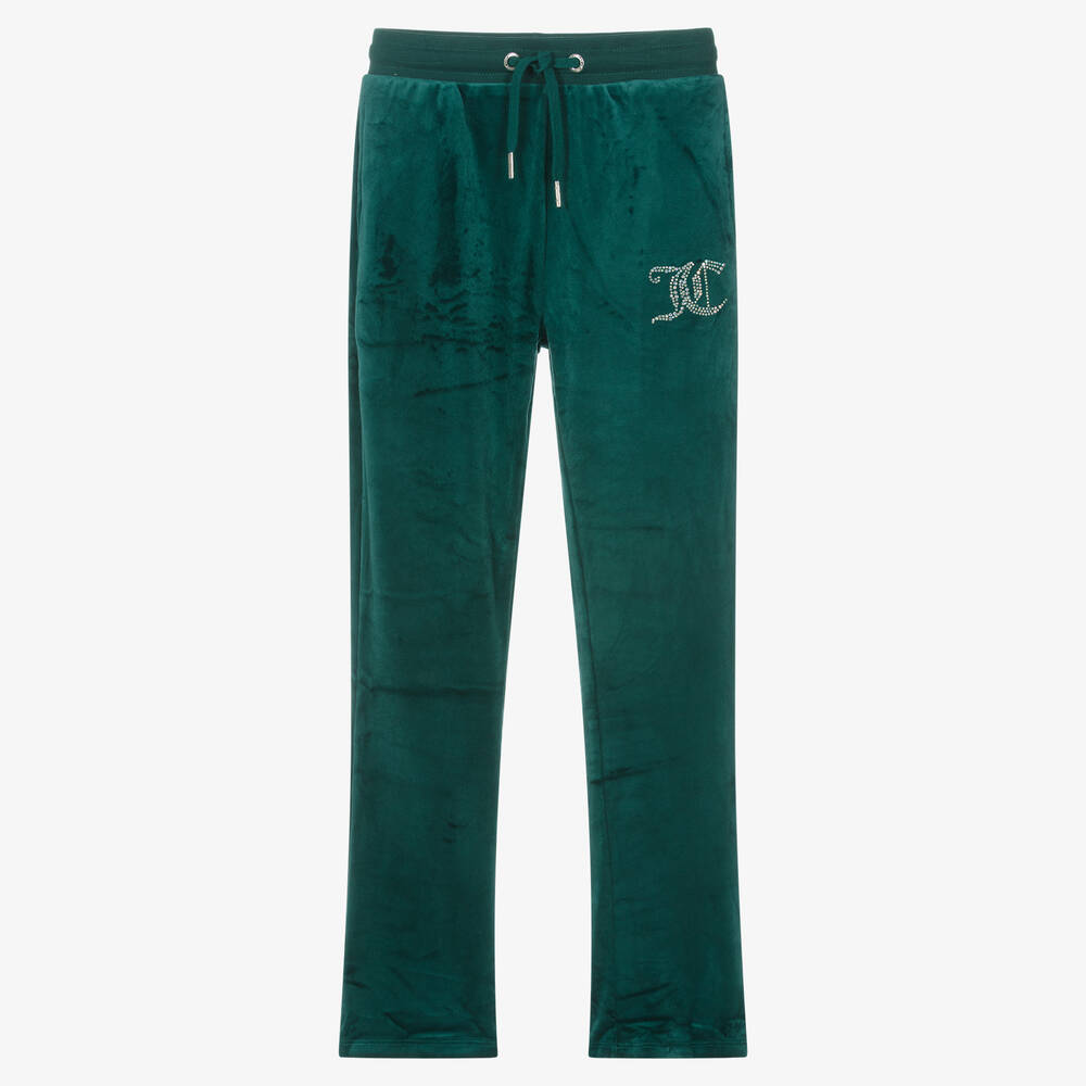 Juicy Couture - Grüne Teen Velours-Jogginghose | Childrensalon