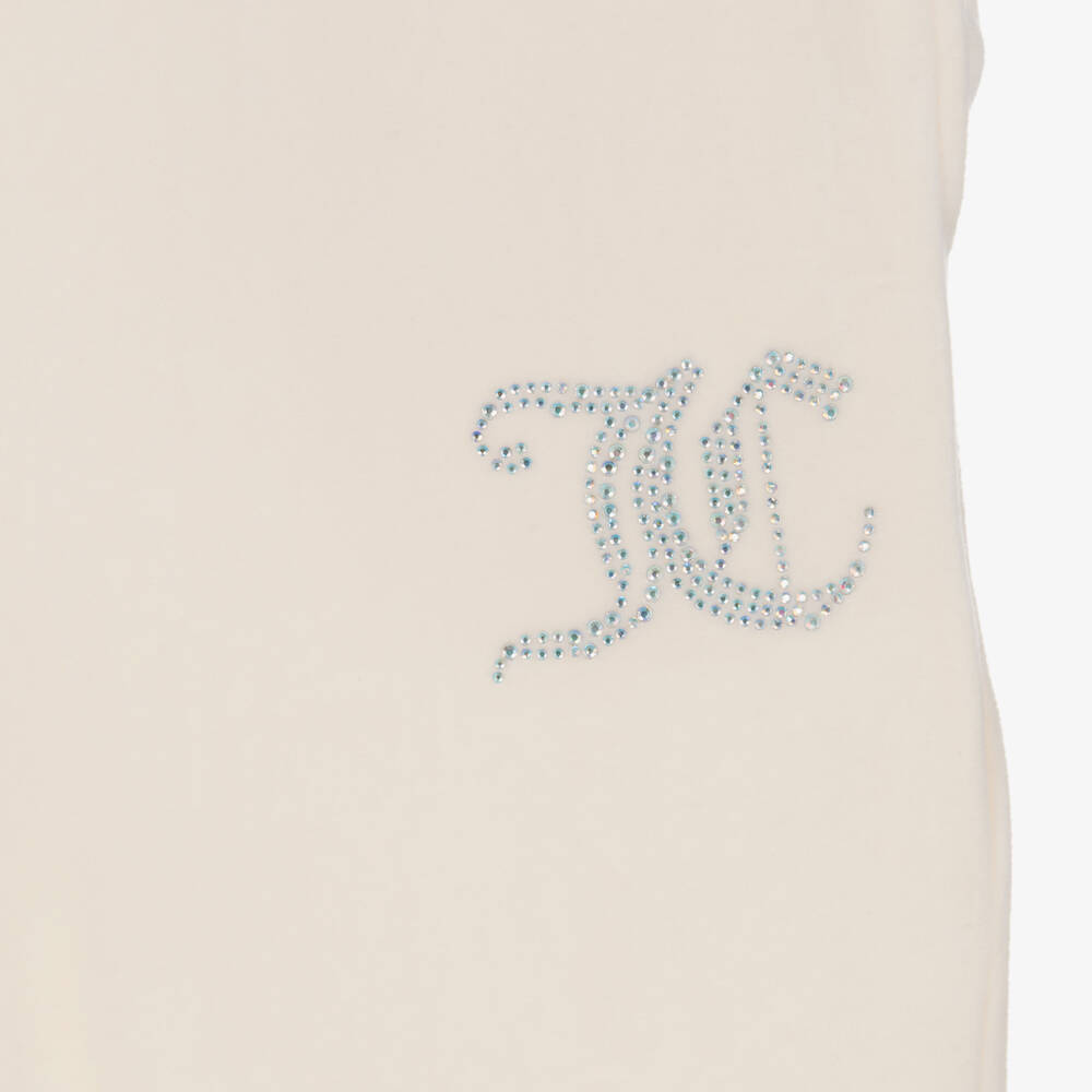 Juicy Couture-Кремовые велюровые джоггеры | Childrensalon Outlet