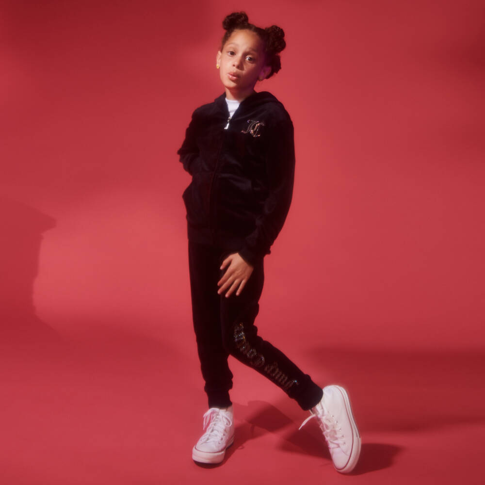 Juicy Couture-Подростковые роскошные велюровые брюки для девочек | Childrensalon Outlet