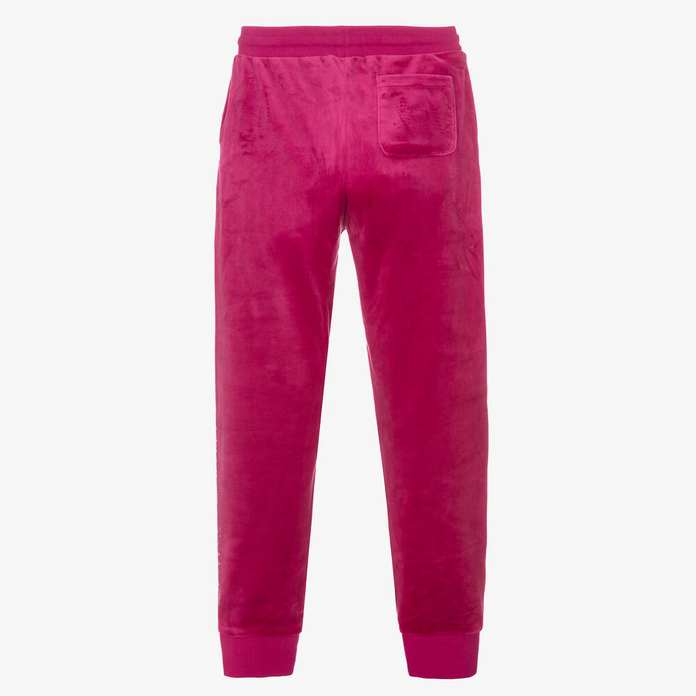 Juicy Couture-Розовые велюровые джоггеры для девочек-подростков | Childrensalon Outlet