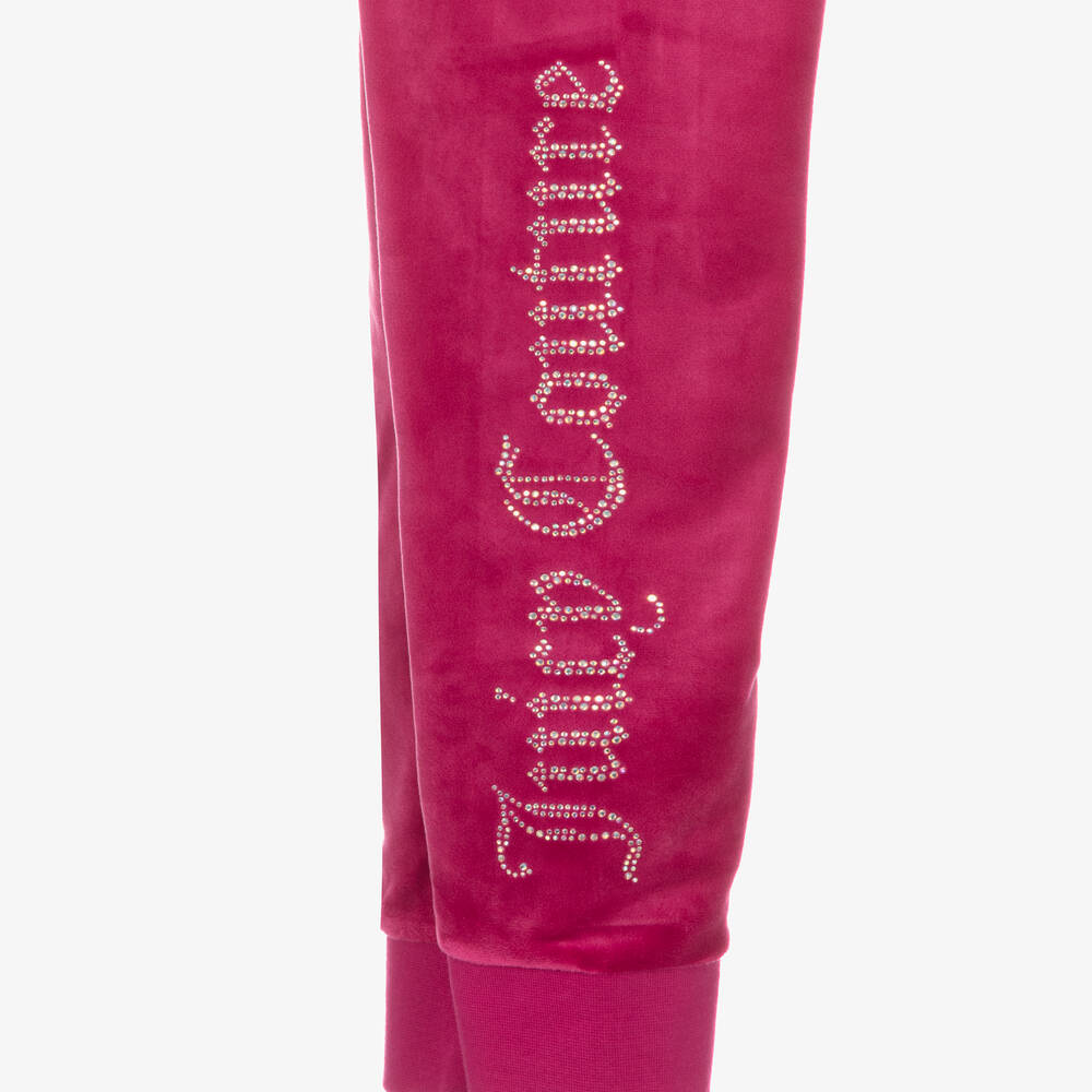 Juicy Couture-Розовые велюровые джоггеры для девочек-подростков | Childrensalon Outlet