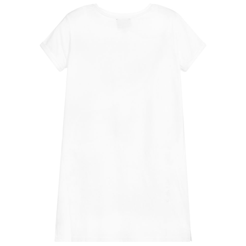 Juicy Couture-White Modal Cotton Dress | Childrensalon Outlet