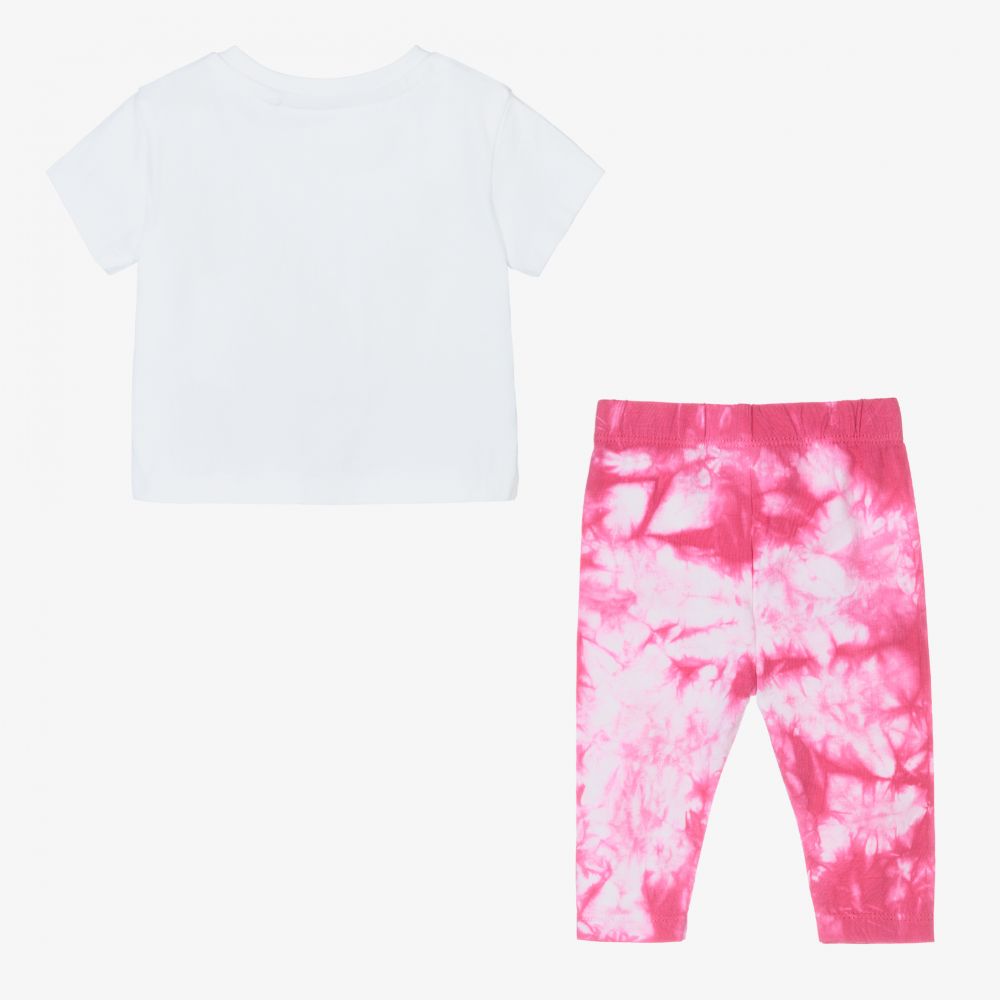 Juicy Couture-White & Pink Leggings Set | Childrensalon Outlet