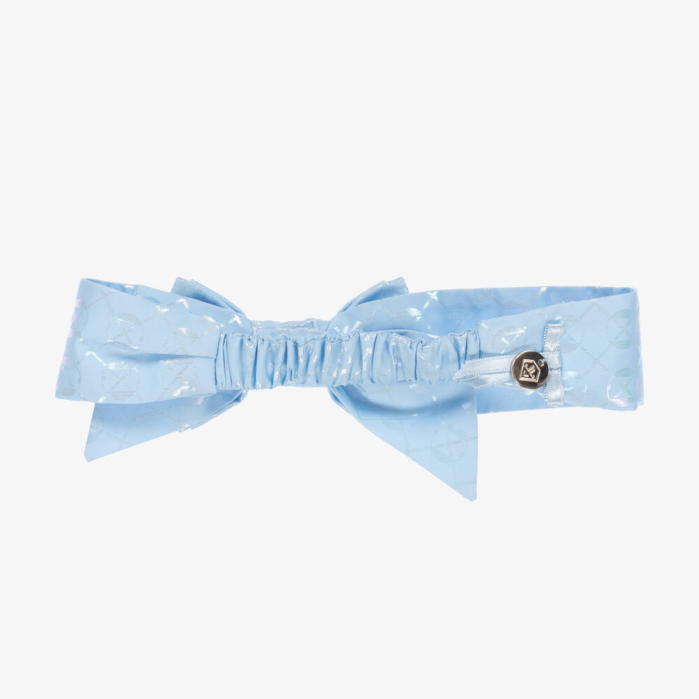 Junona-Голубой ободок с бантом для девочек | Childrensalon Outlet