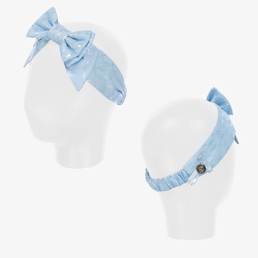Junona-Голубой ободок с бантом для девочек | Childrensalon Outlet