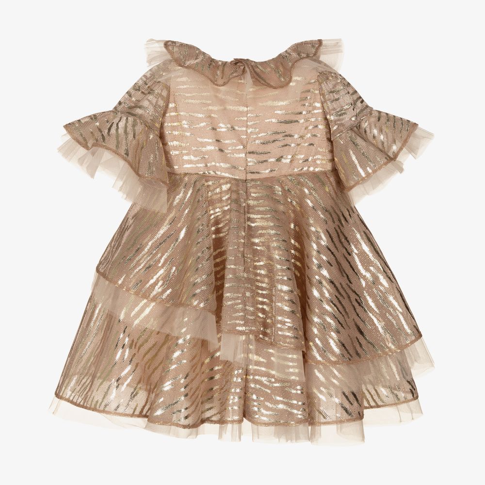 Junona-فستان شيفون لون زهري | Childrensalon Outlet