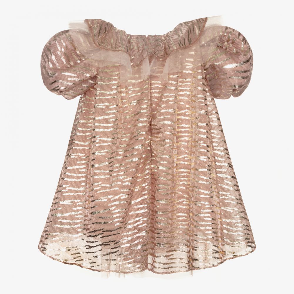 Junona-Розовое платье с блестками для малышек | Childrensalon Outlet