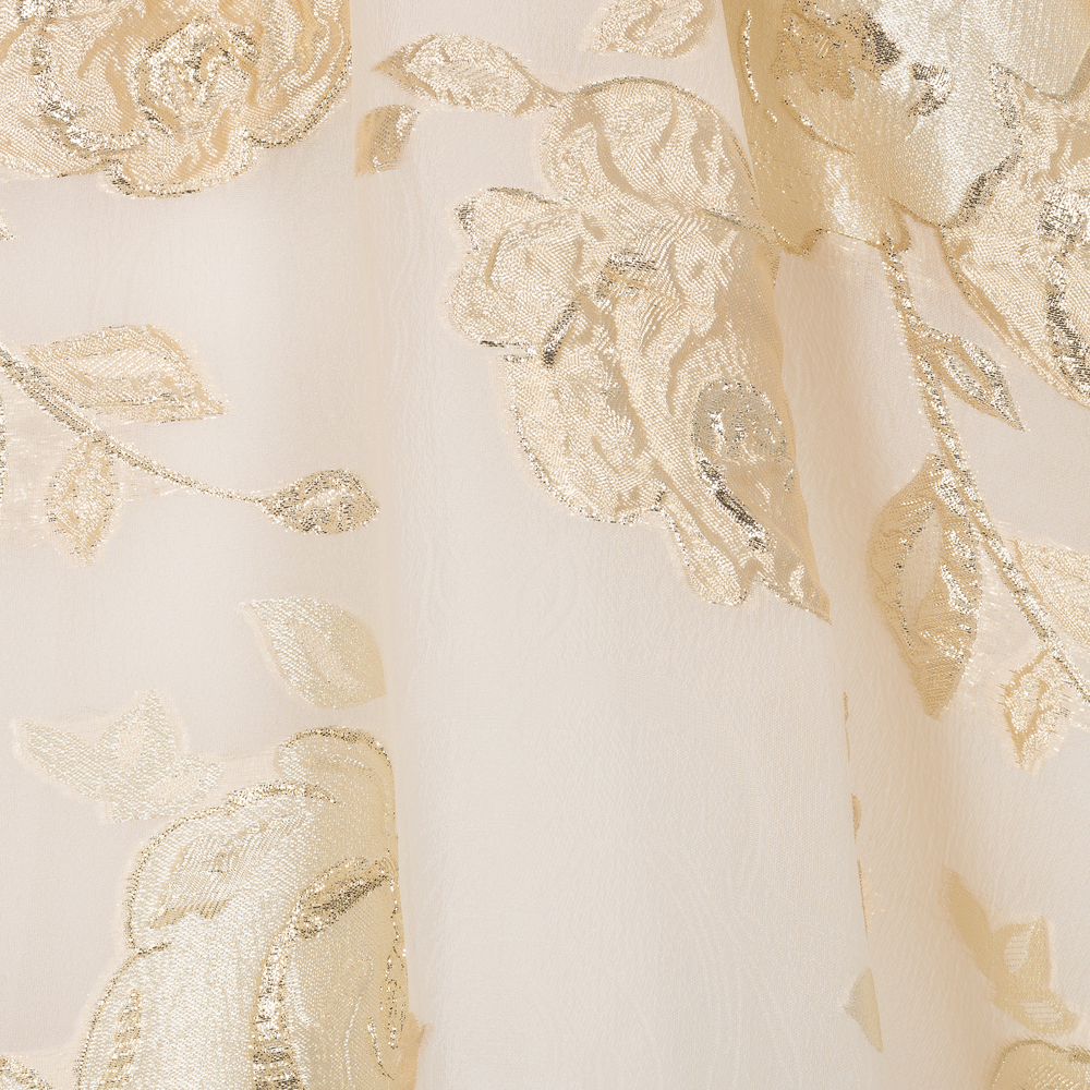 Junona-Золотисто-бежевое платье с вышивкой | Childrensalon Outlet