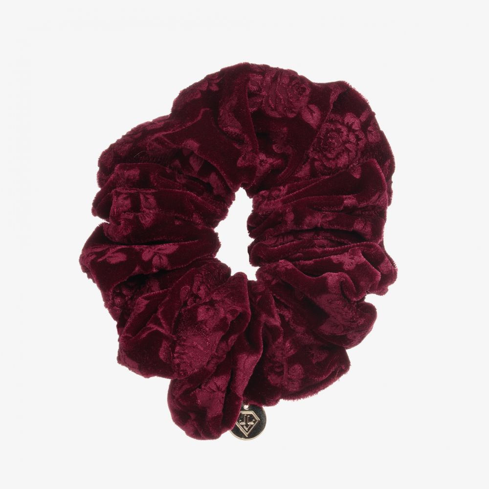 Junona-Burgundy Red Velvet Scrunchie | Childrensalon Outlet