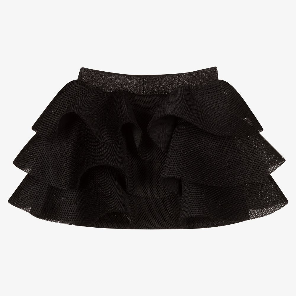 Black ruffle sales skirt 5x7
