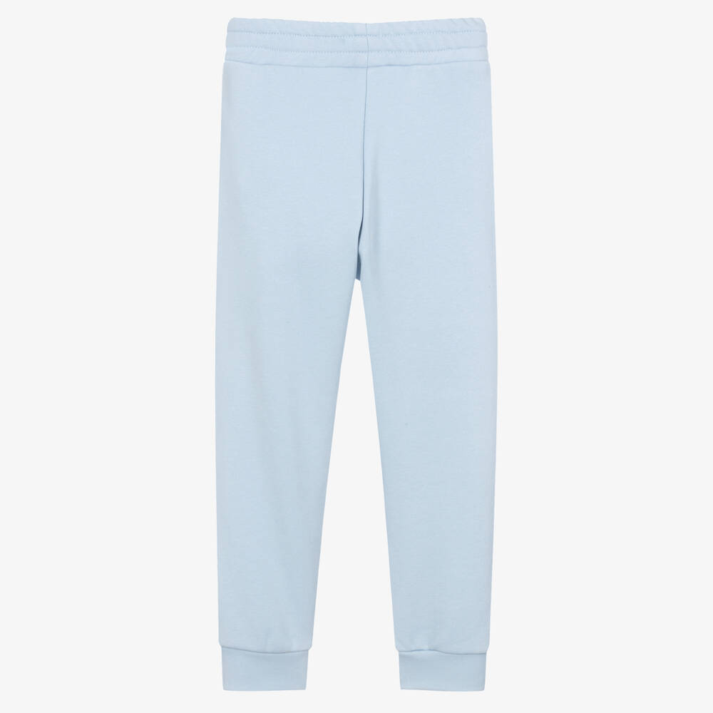 Junona-Girls Blue Cotton Joggers | Childrensalon Outlet