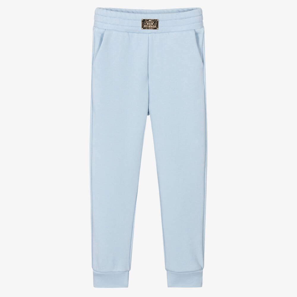 Junona - Bas jogging bleu coton Fille | Childrensalon