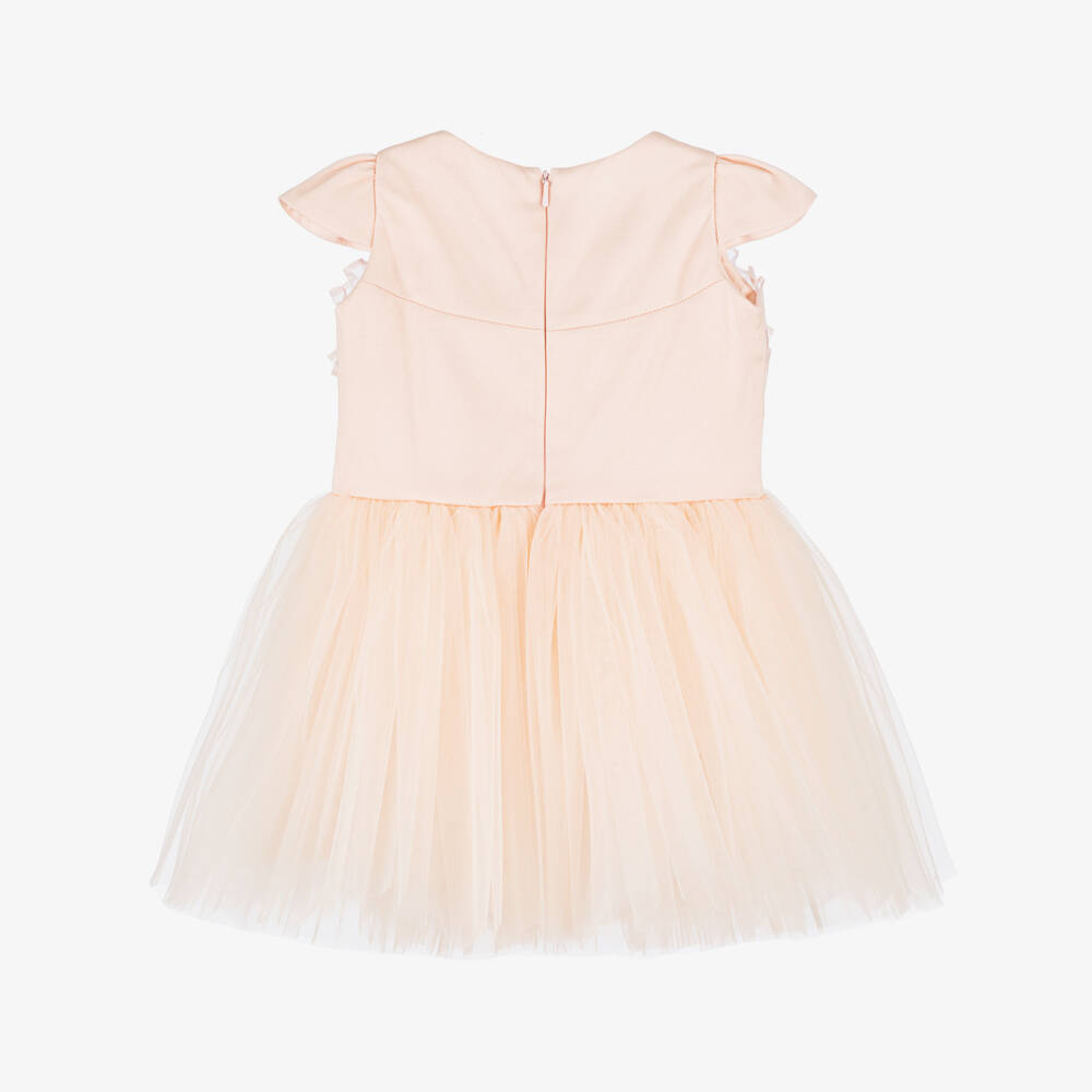 Junona-Girls Blush Tulle Gown | Childrensalon Outlet
