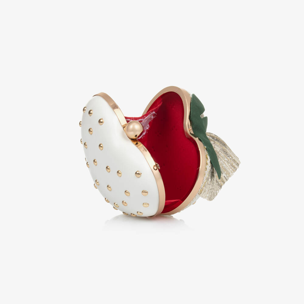 Junona-Girls Chic White & Gold Purse | Childrensalon Outlet