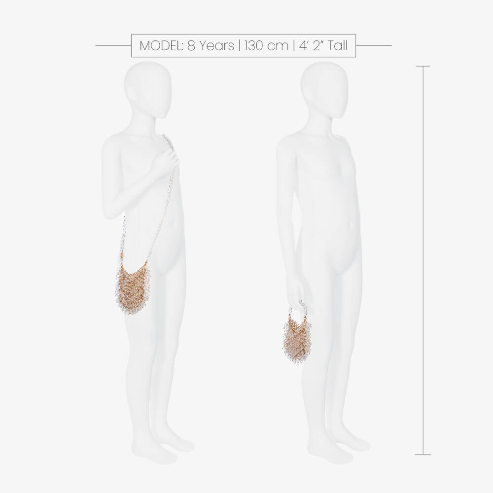 Junona-Girls' Dazzling Gold Bead Clutch | Childrensalon Outlet