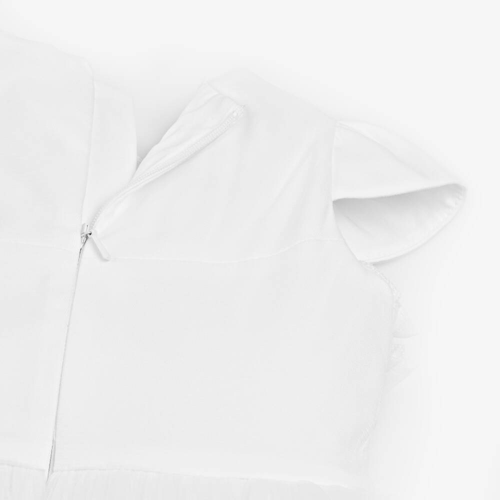 Junona-Girls Elegant Floral Tulle Gown | Childrensalon Outlet