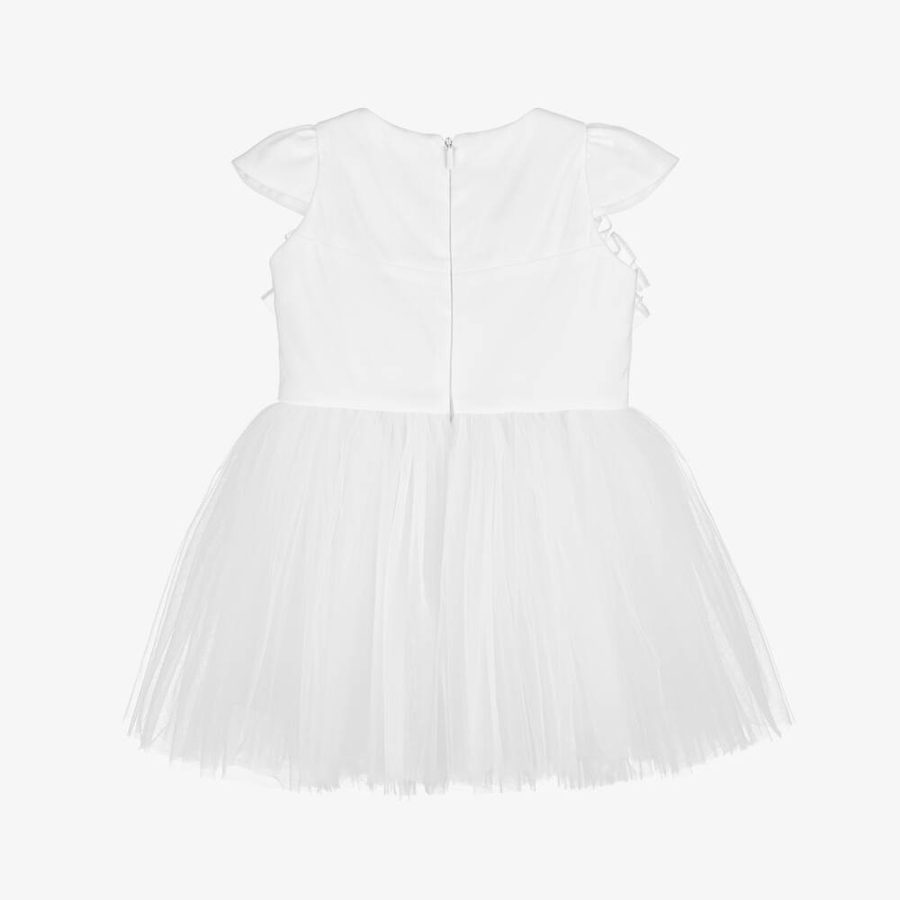 Junona-Girls Elegant Floral Tulle Gown | Childrensalon Outlet