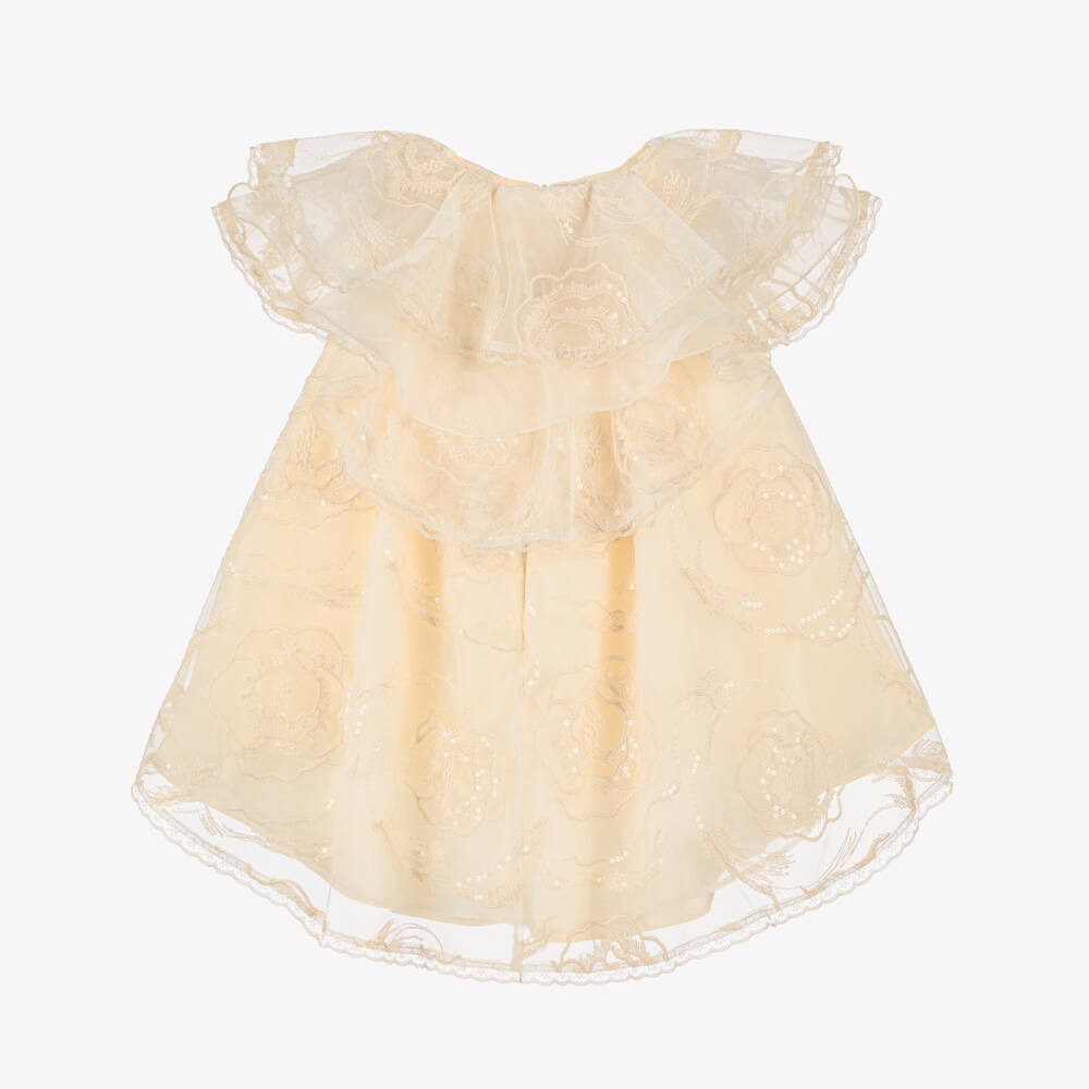 جونونا-فستان تول بيج مطرز للبنات | Childrensalon Outlet