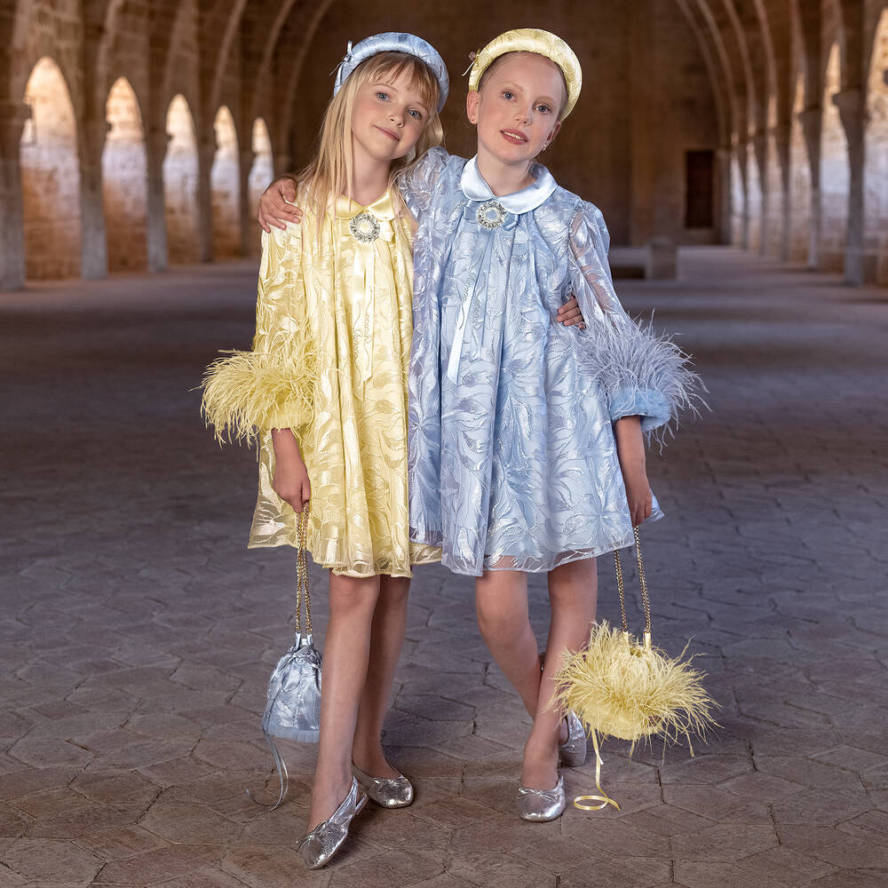 Girls clearance feather dress