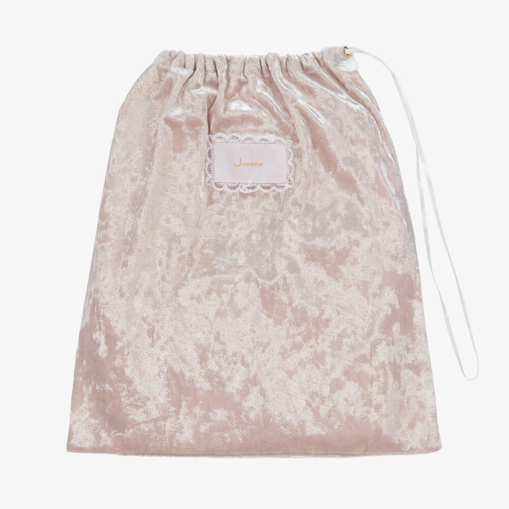 Junona-Girls Gold Quilted Handbag (11cm) | Childrensalon Outlet