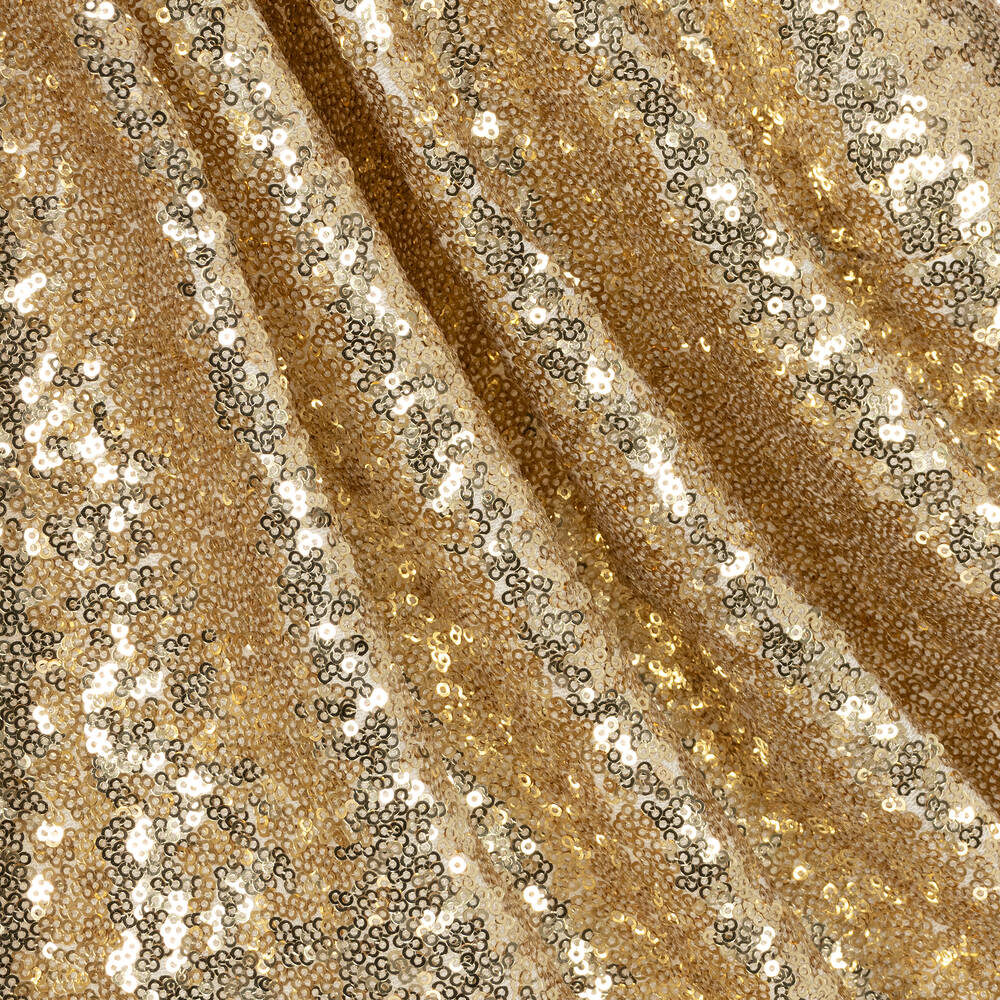 Junona-Girls Gold Sequin Dress | Childrensalon Outlet