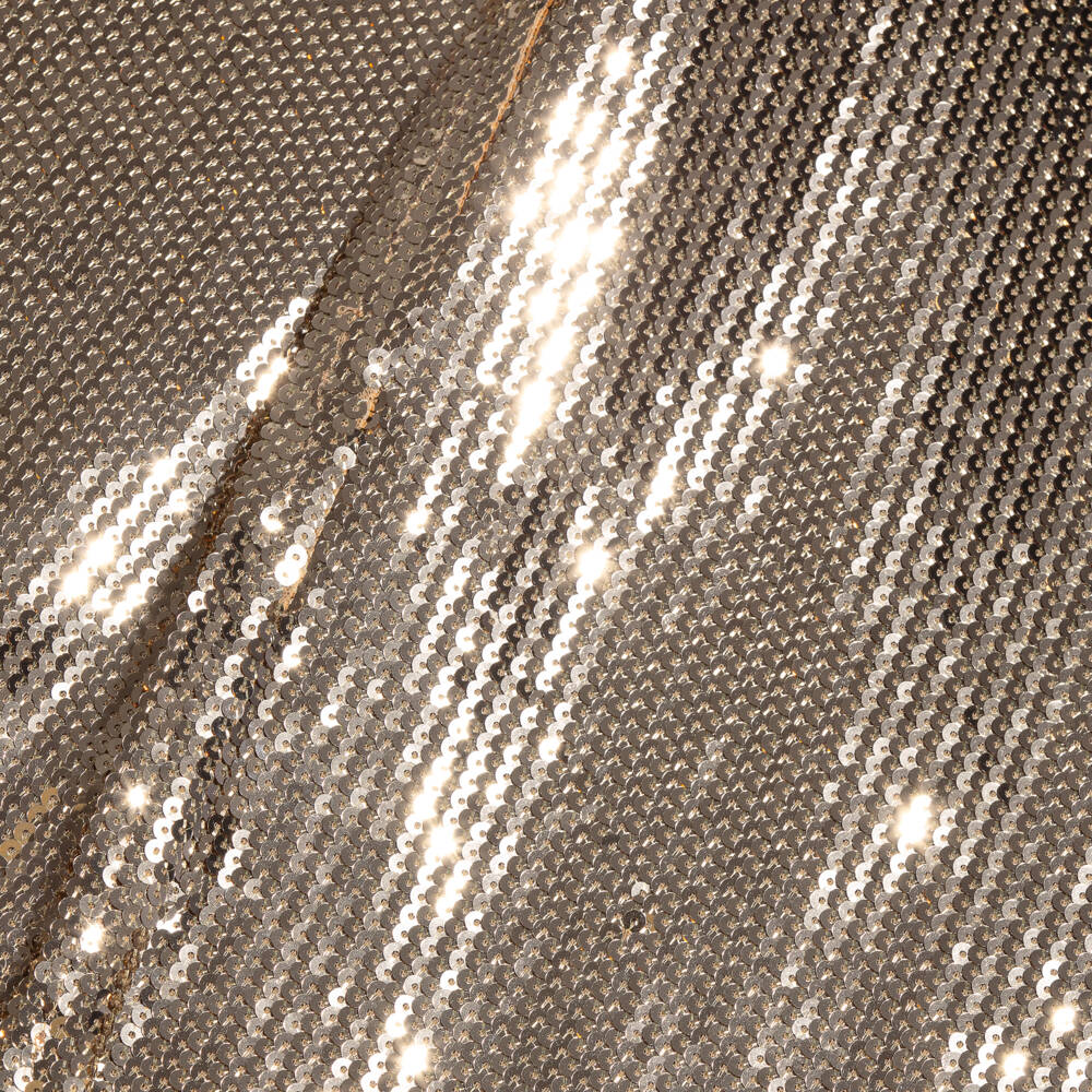 Junona-Girls Gold Sequin Jumpsuit with Lace Collar | Childrensalon Outlet