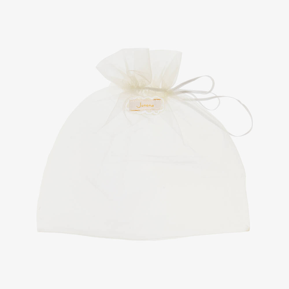 Junona-Girls Ivory Floral Embellished Headband | Childrensalon Outlet