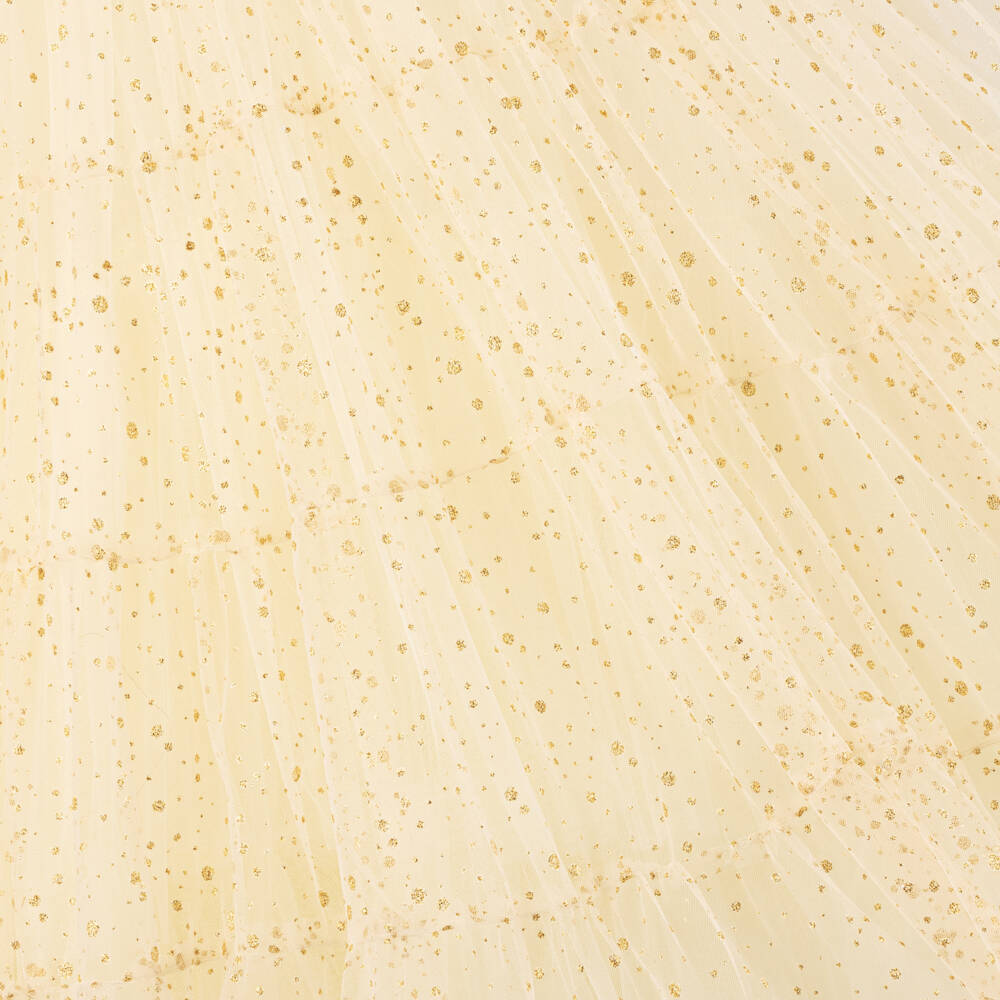 Junona-فستان تول لون عاجي براق | Childrensalon Outlet