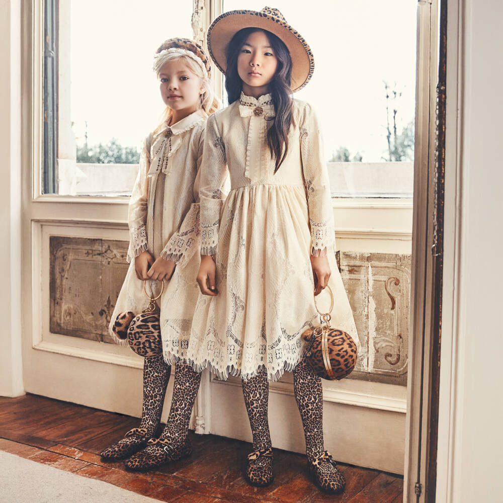 Junona-Сумочка с леопардовым принтом и брелоком для девочек | Childrensalon Outlet