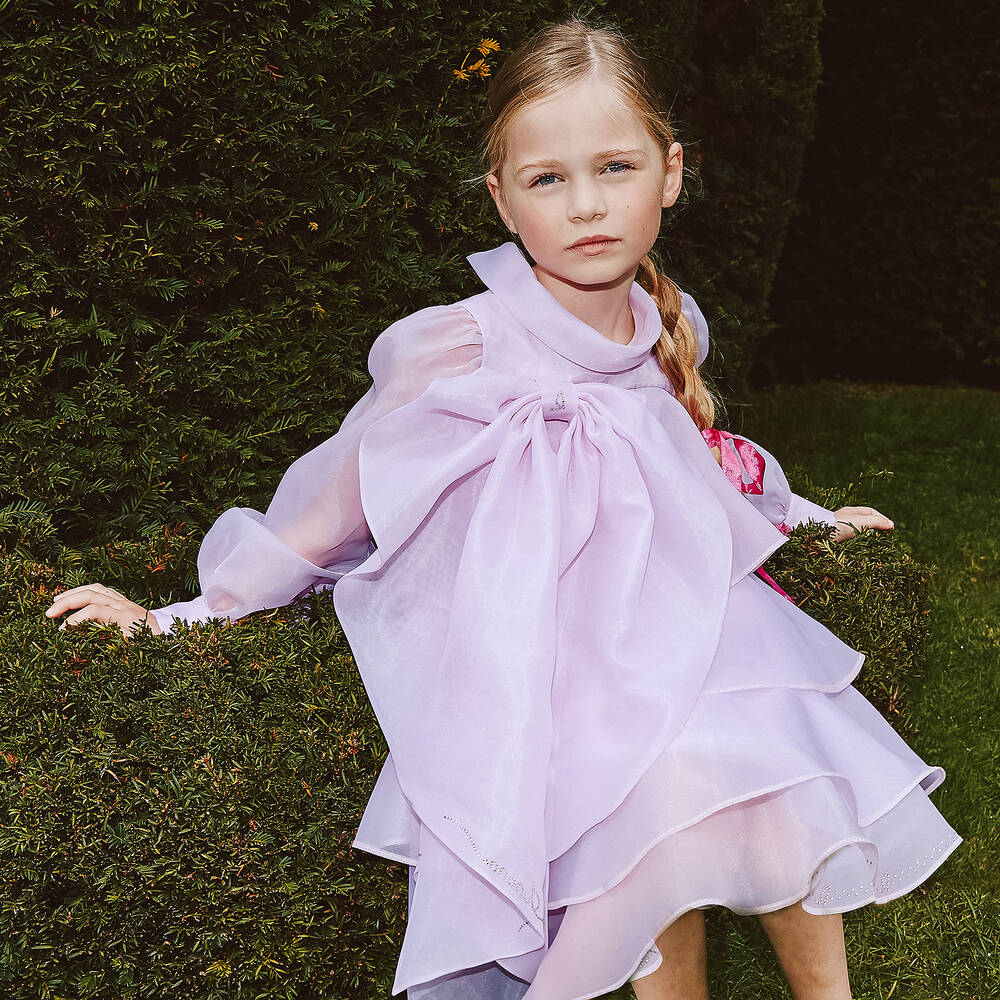 Junona-Фиолетовое платье из органзы | Childrensalon Outlet
