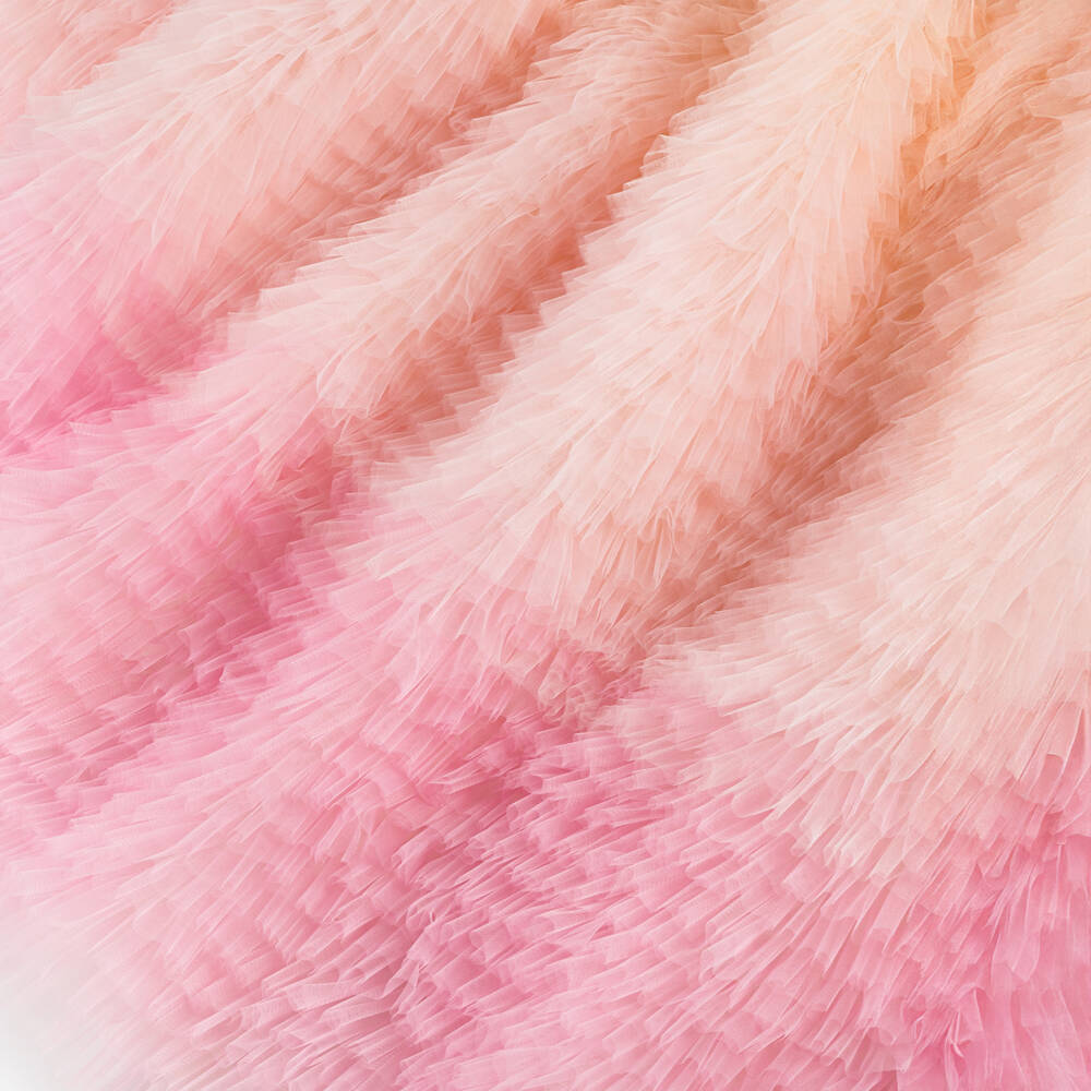 Junona-Girls Pastel Tulle Ruffle Gown | Childrensalon Outlet