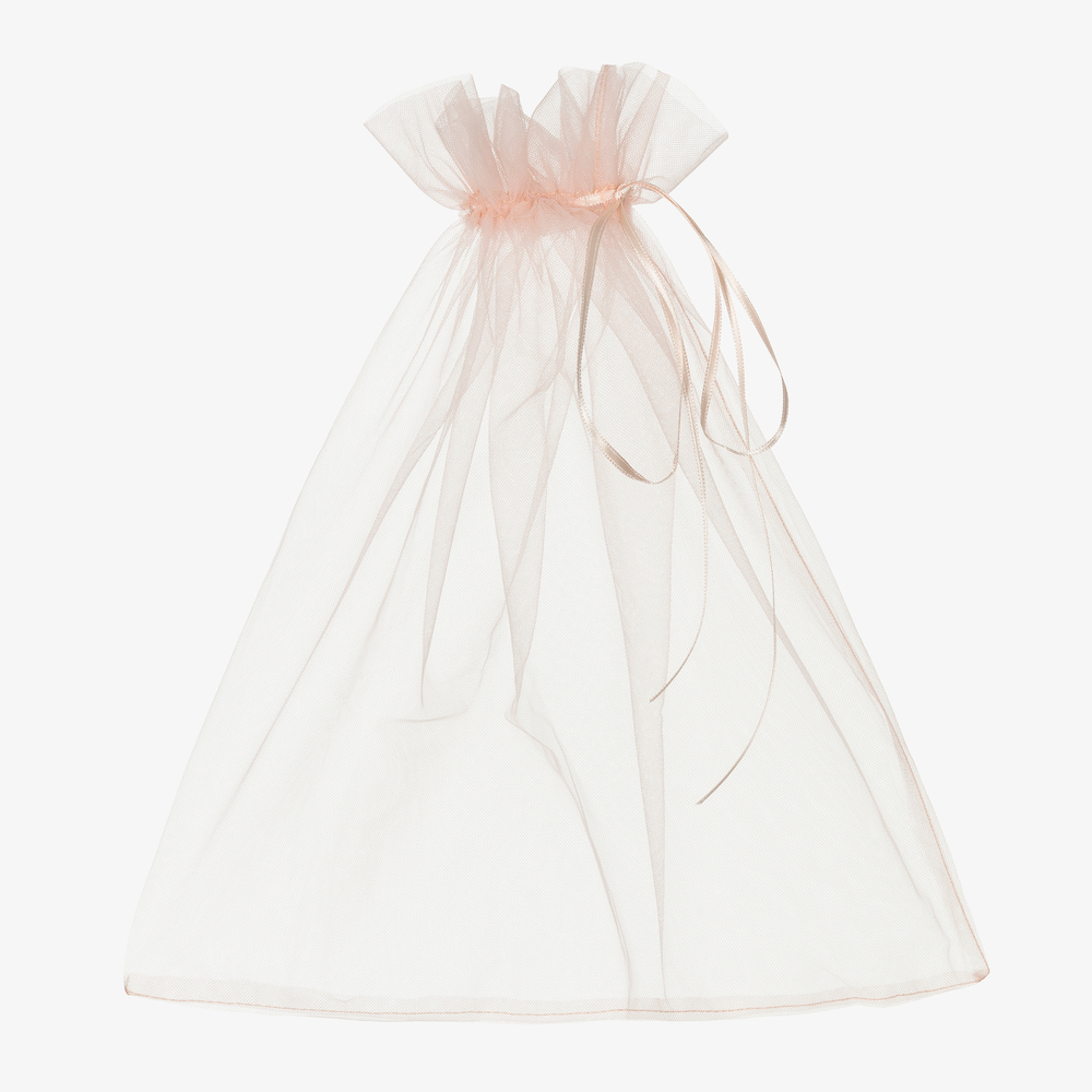 Junona-Розовая заколка-бант для девочек (27см) | Childrensalon Outlet