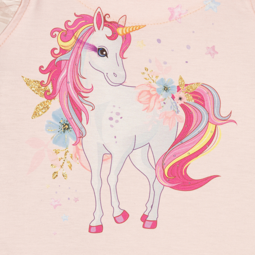 جونونا-Girls Pink Cotton T-Shirt | Childrensalon Outlet