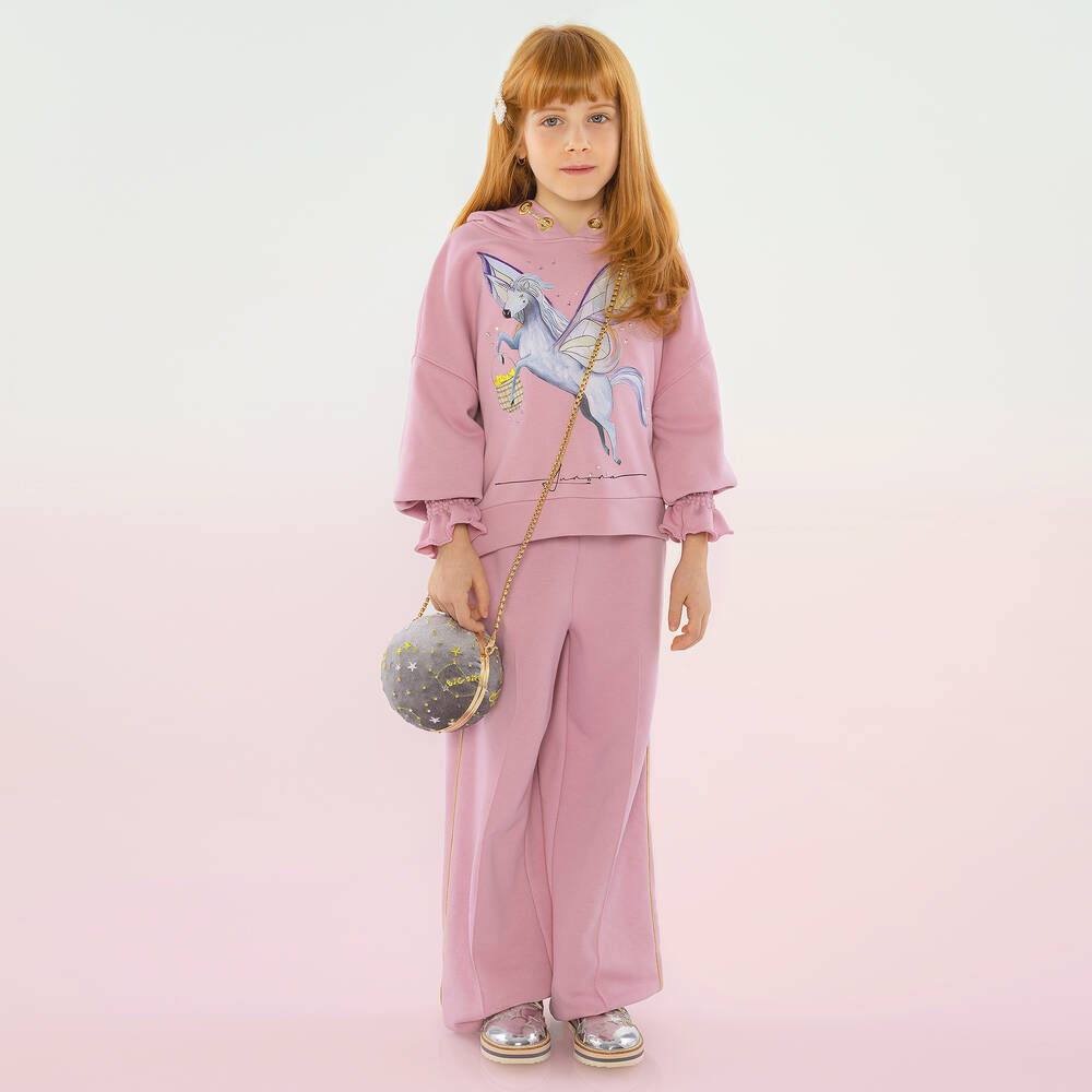 Junona-Широкие розовые джоггеры из хлопка | Childrensalon Outlet
