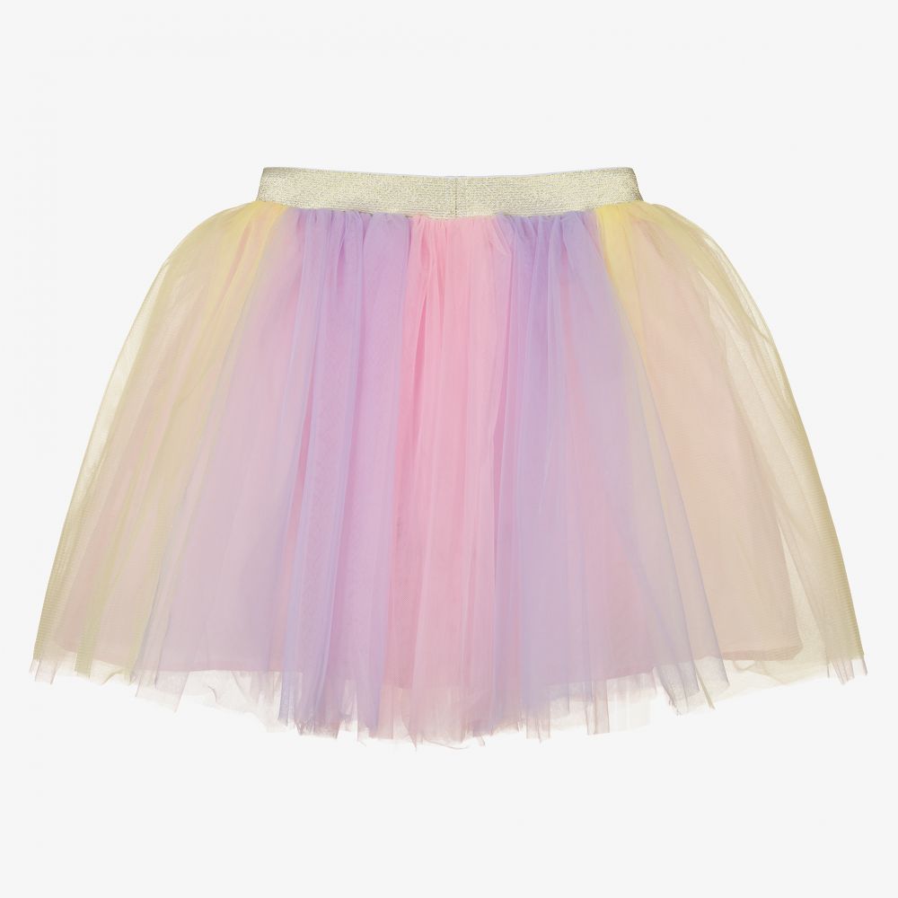 Junona-Girls Pink & Lilac Tulle Skirt | Childrensalon Outlet