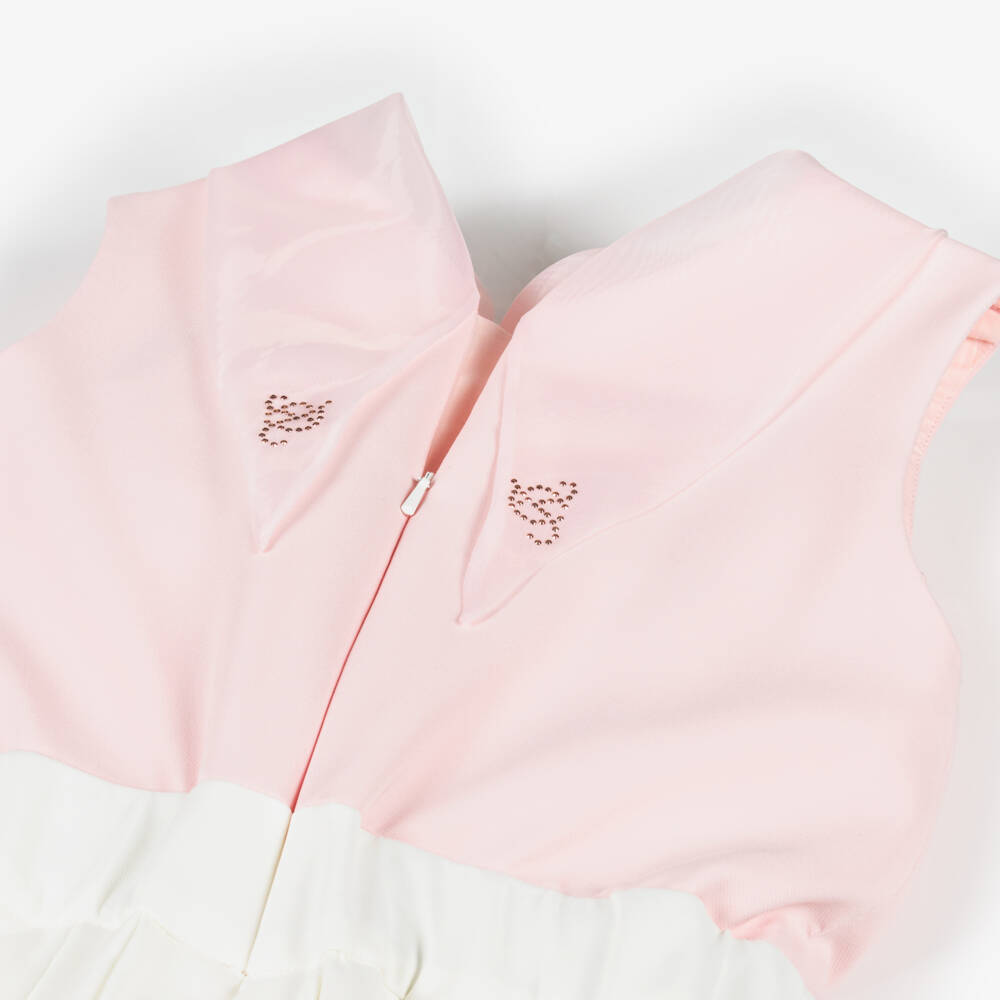 Junona-جمبسوت وردي وأبيض مزهر للبنات | Childrensalon Outlet