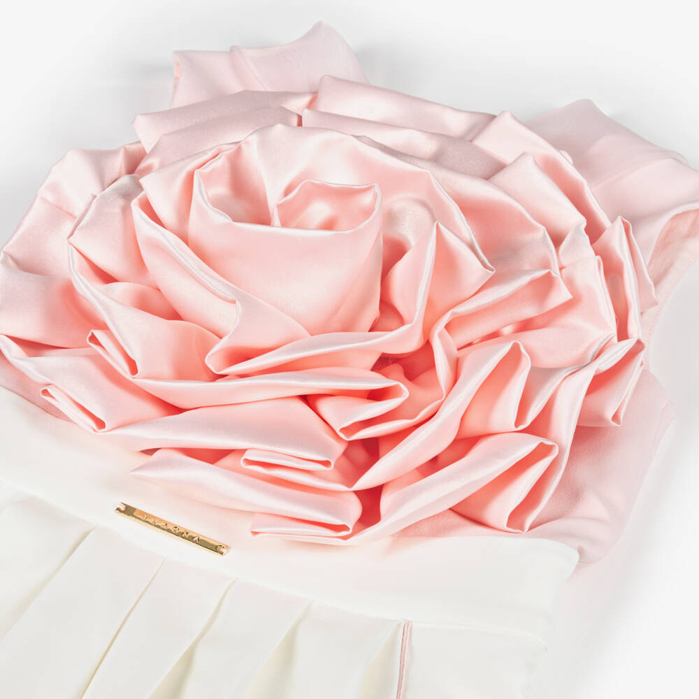 Junona-جمبسوت وردي وأبيض مزهر للبنات | Childrensalon Outlet