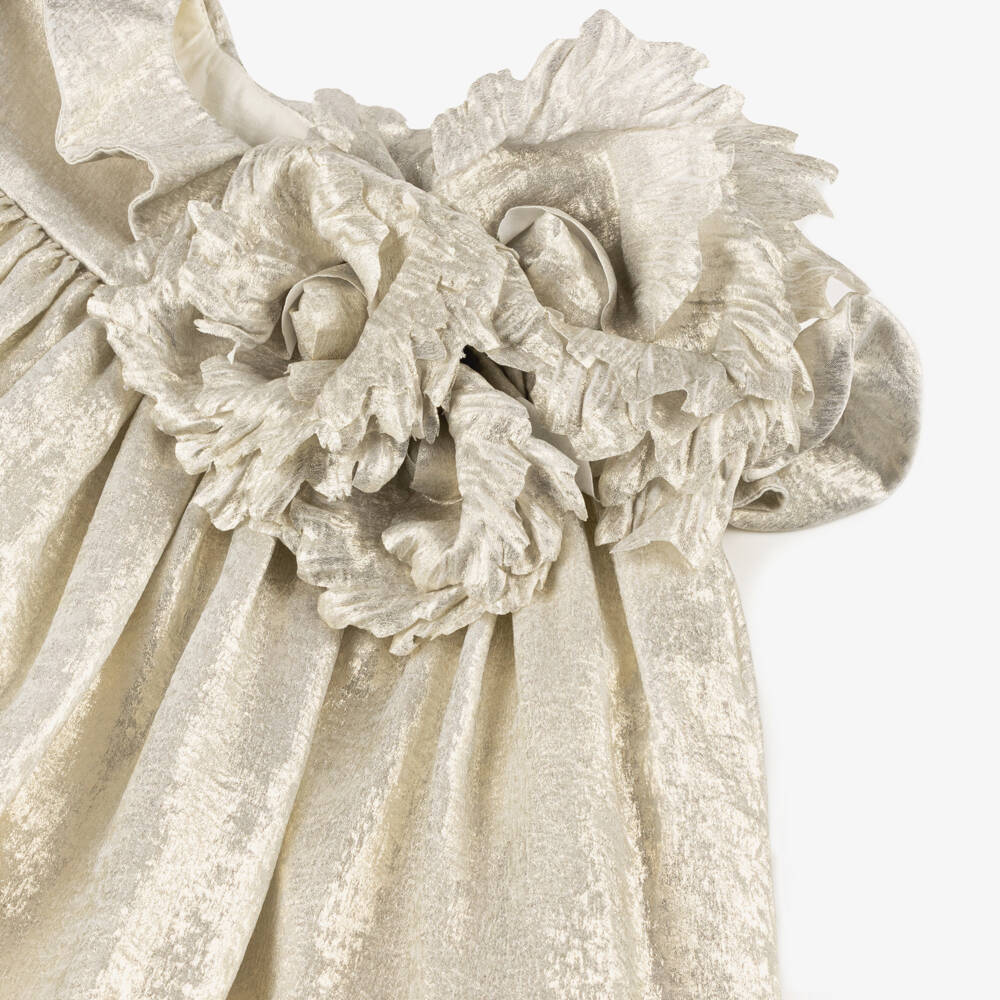 Junona-Платье Блум Золотое для девочек | Childrensalon Outlet