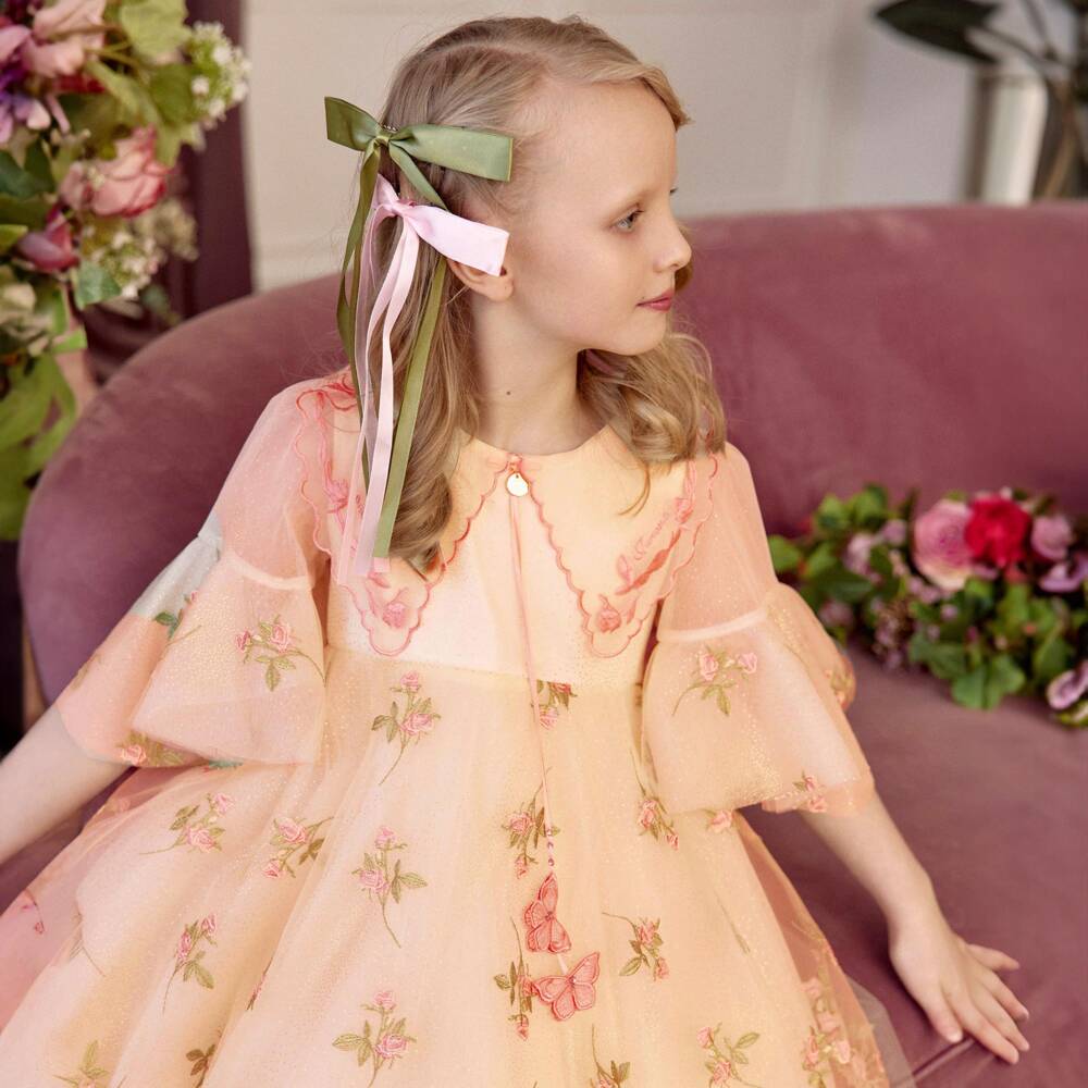 Junona-Girls Satin Bow Clip Duo | Childrensalon Outlet